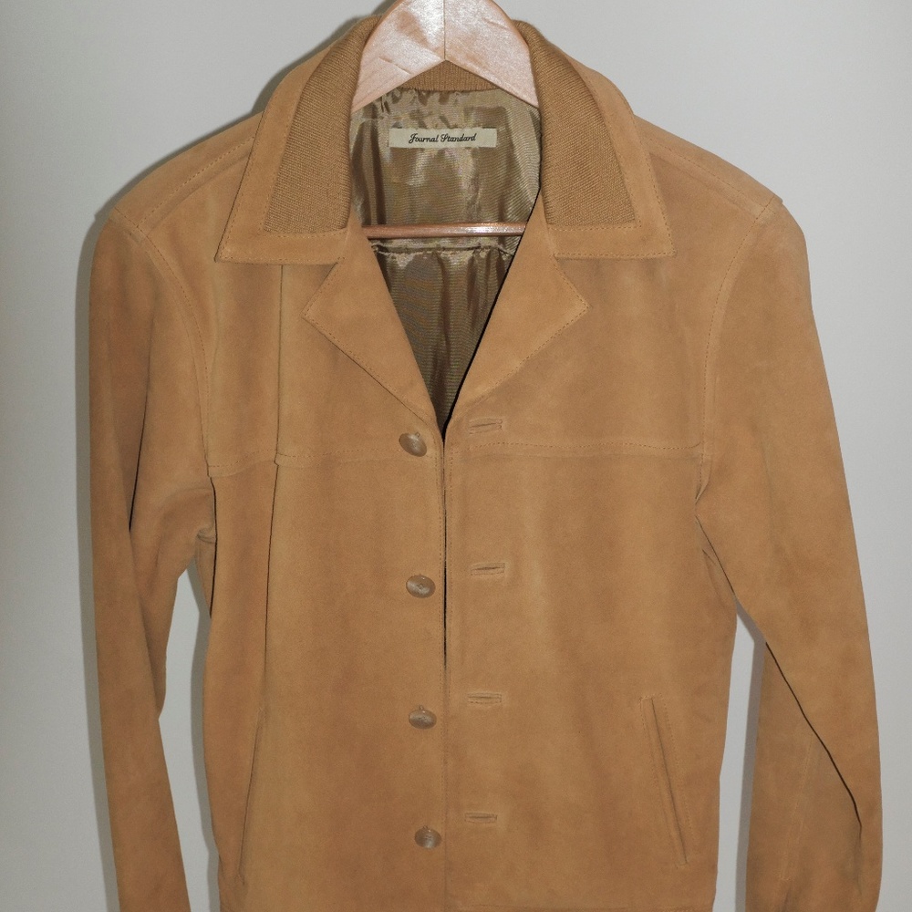 Journal Standard Light Brown Leather Coat